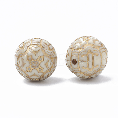 Plating Acrylic Beads X-PACR-T001-08-1
