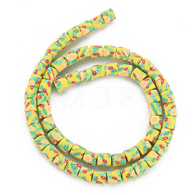 Handmade Polymer Clay Bead Strands X-CLAY-T020-10A-1