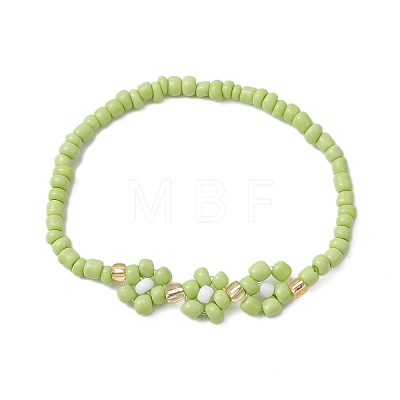 Glass Seed Stretch Bracelets BJEW-JB110103-1