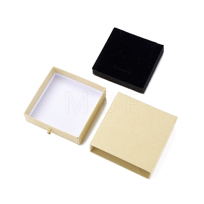 Square Paper Drawer Jewelry Set Box CON-C011-03A-06-1