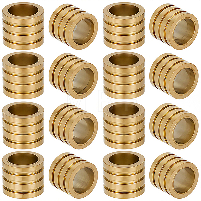 20Pcs 304 Stainless Steel European Beads STAS-BBC0009-81G-1