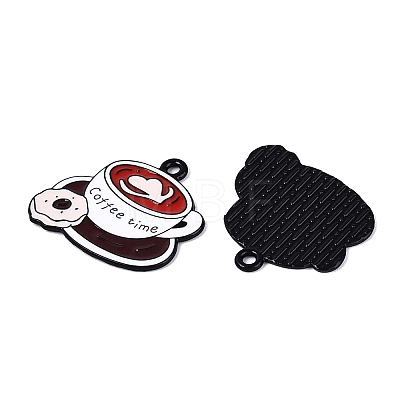 Baking Paint Alloy Enamel Pendants PALLOY-T093-20-1