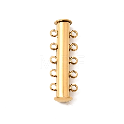 304 Stainless Steel Slide Lock Clasps STAS-F350-05D-G-1