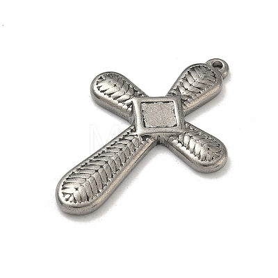 304 Stainless Steel Pendants STAS-P449-03B-P-1