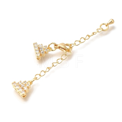 Brass Lobster Claw Clasps KK-K388-62G-1