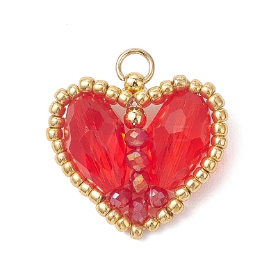 Glass Pendants PALLOY-MZ01196-1