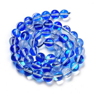 Transparent Glass Beads GLAA-B022-8mm-12-1