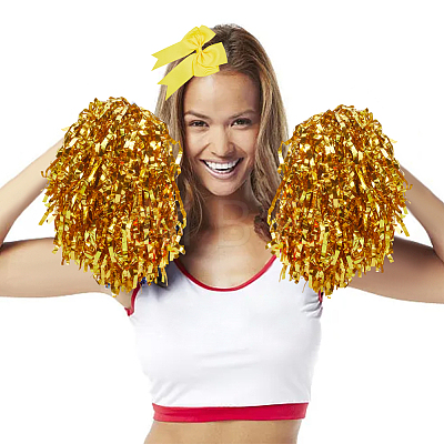 Plastic Cheerleading Pom Poms Cheerleading Hand Flowers AJEW-CN0002-97-1