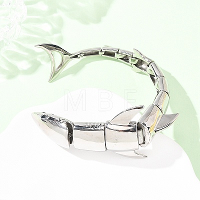 304 Stainless Steel Link Chain Bracelets for Women Men BJEW-P386-08P-1