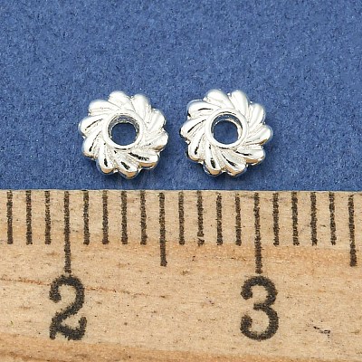 Rack Plating Zinc Alloy Beads FIND-T071-05S-1