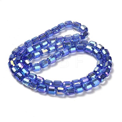 Electroplate Glass Beads Strands EGLA-D030-19H-1