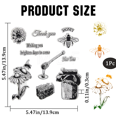 Clear Silicone Stamps DIY-WH0504-65-1