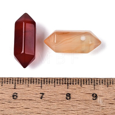 Natural Red Agate Pendants G-Q601-27F-1