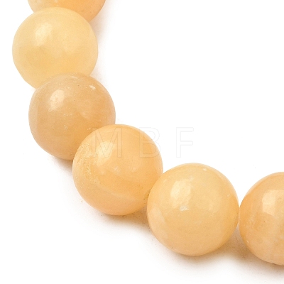 Natural Honey Jade Bead Strands G-K153-B26-12mm-1