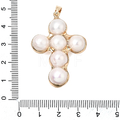 Natural Freshwater Pearl Pendants PA-CBA260E-02G-1