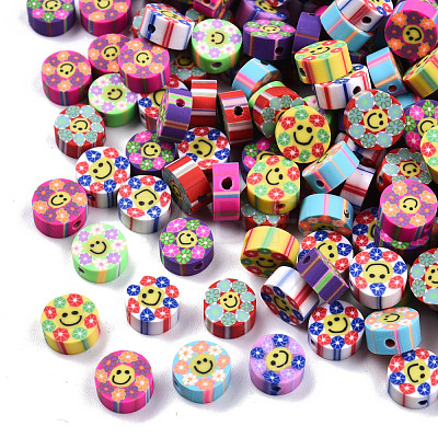 Handmade Polymer Clay Beads CLAY-T019-14-1