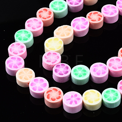 Handmade Polymer Clay Beads Strands CLAY-N008-019-1