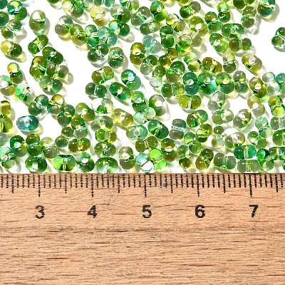 Transparent Baking Paint Glass Seed Beads SEED-A033-06A-12-1