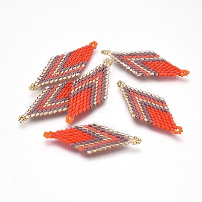 MIYUKI & TOHO Handmade Japanese Seed Beads Links SEED-E004-B09-1
