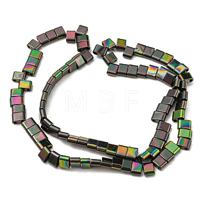 Electroplated Non-magnetic Synthetic Hematite Beads Strands G-C106-B02-05B-1