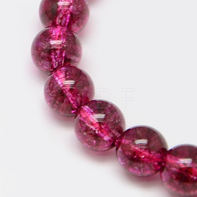 Natural Crackle Quartz Beads Strands G-N0003-10mm-M-1