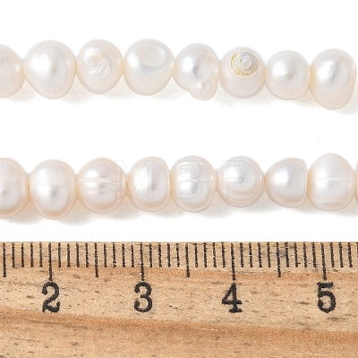 Natural Cultured Freshwater Pearl Beads Strands PEAR-I007-07O-10C-1