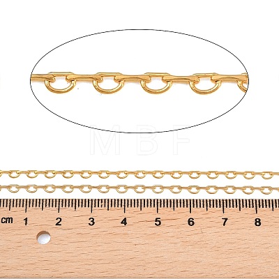 304 Stainless Steel Cable Chains CHS-P027-01A-G-1