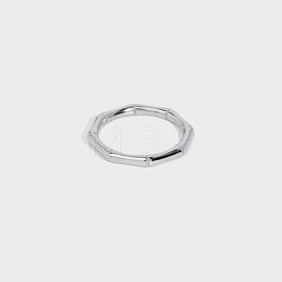 Stainless Steel Bamboo Joint Ring GY8845-18-1