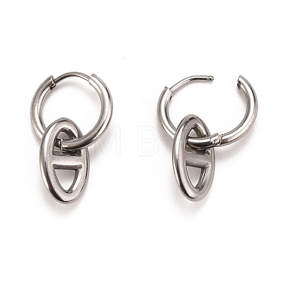 Tarnish Resistant Soda Pull Tab Earrings EJEW-JE04398-1