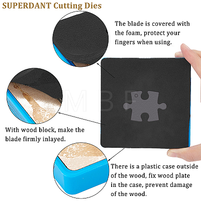 SUPERDANT 1Pc Wood Cutting Dies DIY-SD0001-93A-09-1