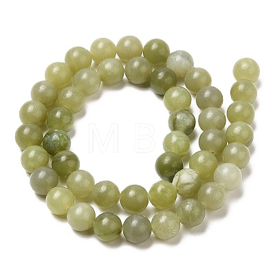 Natural Green Jade Beads Strands G-K340-A02-01-1