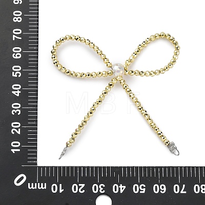 Alloy & Glass Bowknot Chandelier Component Links PALLOY-D360-01-1