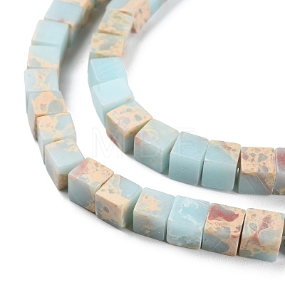 Synthetic Imperial Jasper Beads Strands G-M401-A01-1