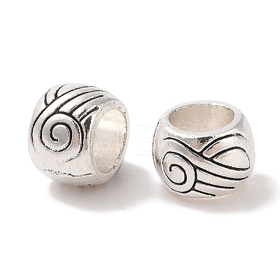 Tibetan Style Zinc Alloy Beads TIBEB-R063-014AS-RS-1