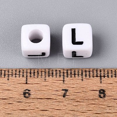 Opaque Acrylic Beads SACR-N020-04A-L-1