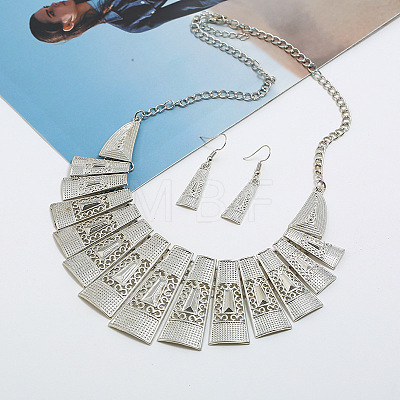 Alloy Pendant Necklaces & Dangle Earrings FS-WG2D2E5-01-1