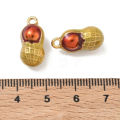 304 Stainless Steel Enamel Pendants STAS-L316-18G-1