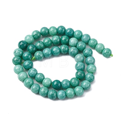 Ombre Effect Dyed Glass Beads Strands X-GLAA-T031-01O-09-1