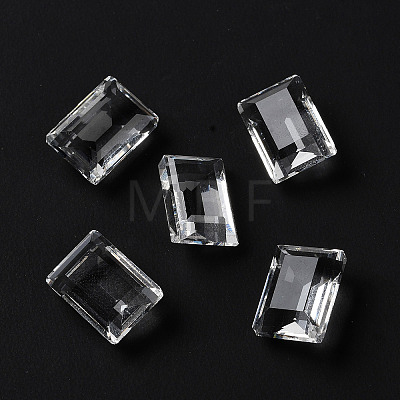Transparent Glass Rhinestone Cabochons RGLA-B003-06B-14-1