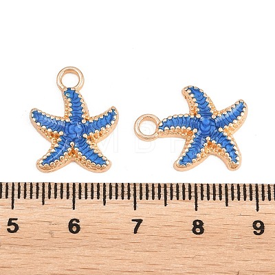 Alloy Enamel Pendants PALLOY-F224-10G-02-1