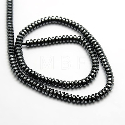 Grade AA Non-magnetic Synthetic Hematite Beads Strands G-F161-16E-1