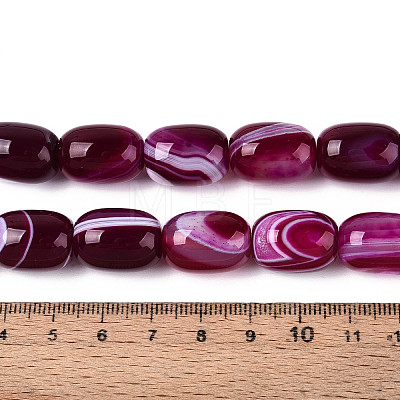 Natural Agate Beads Strands G-N356-02A-09-1