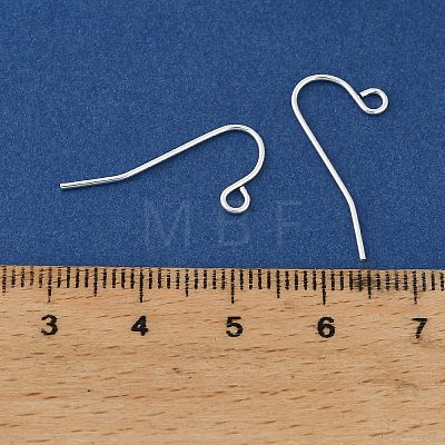 Brass Earring Hooks KK-H258-06H-S-1