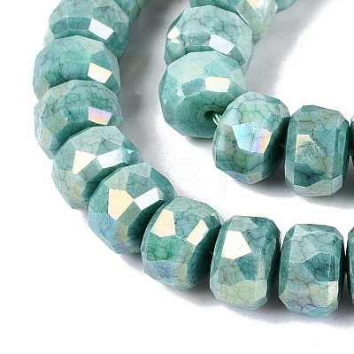 Anti-Tarnish Electroplate Glass Beads Strands GLAA-T025-10mm-11S-1