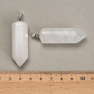 Natural Quartz Crystal Pendants GG-CBAA0EE-02P-21-1