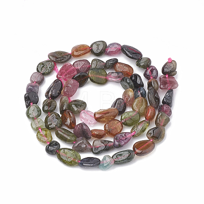 Natural Tourmaline Beads Strands G-S331-6x8-008-1