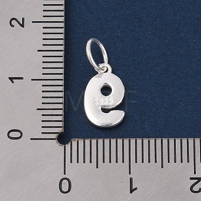 Number Series 925 Sterling Silver Charms LS-STER-Q002-01J-1