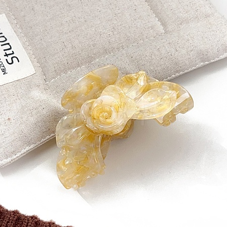 Cellulose Acetate Claw Hair Clips PW-WGF30E1-04-1
