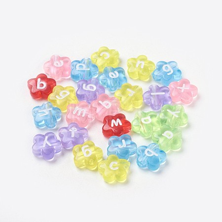 Imitation Jelly Acrylic Beads X-PB41C9658-1