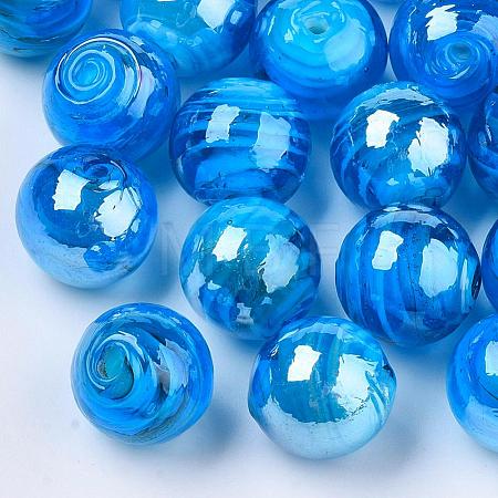 Handmade Lampwork Beads LAMP-S021-01-1